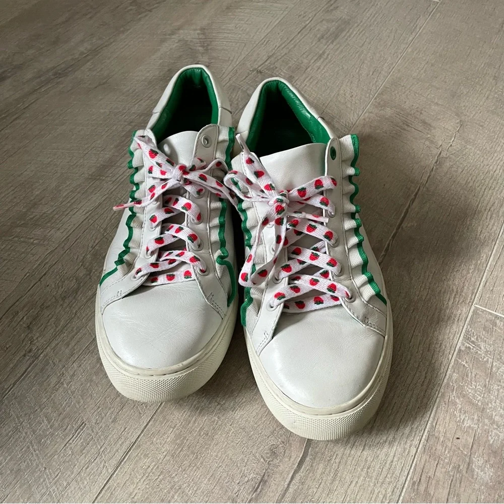 Tory Burch Tory Sport Women's Ruffle Low Top Lace Up Sneakers 11